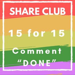 You share 15, I’ll share 15. Comment “DONE”